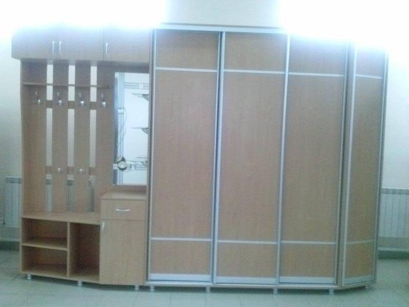 прихожая со шкафом-купе в Костроме