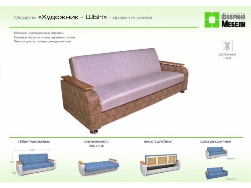 прямой диван художник шбн в Костроме
