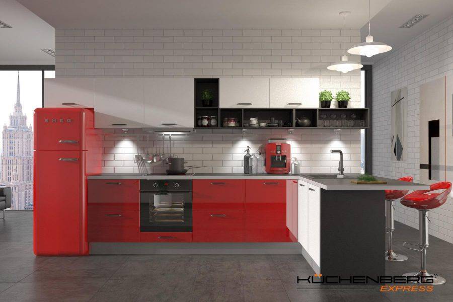 кухня угловая express colore в Костроме