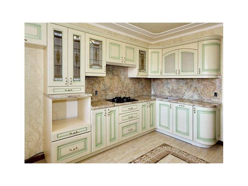 угловая кухня из массива марсилья в Костроме