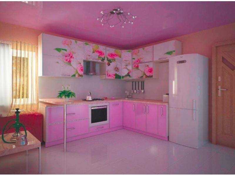 кухня нежный букет в Костроме