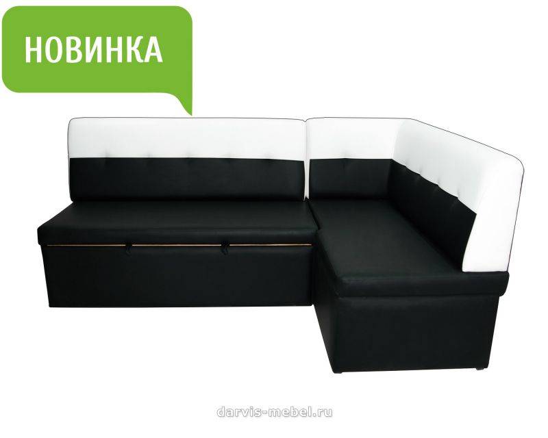 черно-белый кухонный уголок комфорт в Костроме