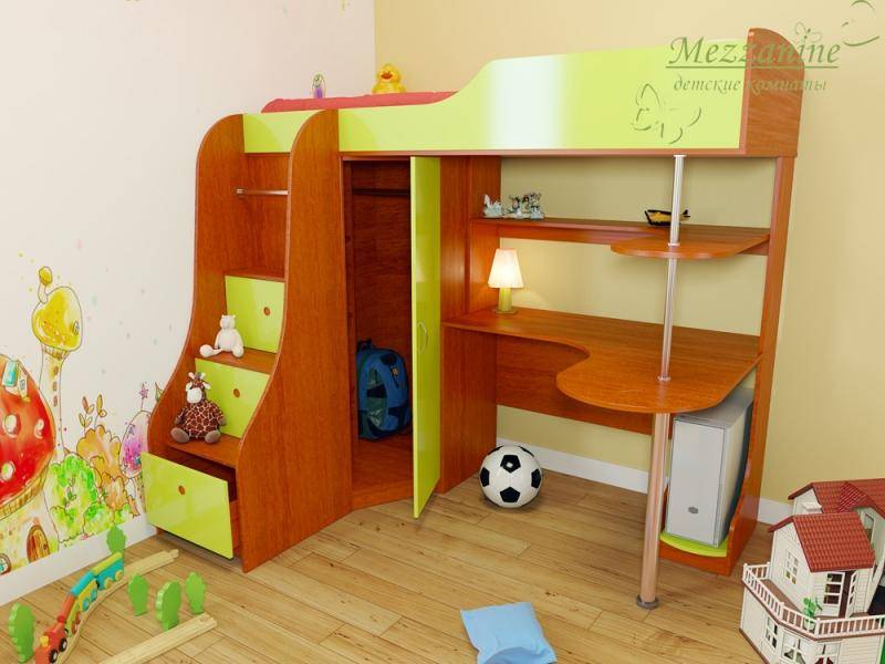 детская индиго с лестницей индиго в Костроме