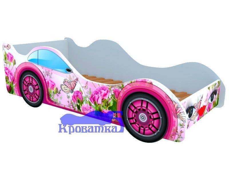 кровать для девочки бабочка в розах в Костроме