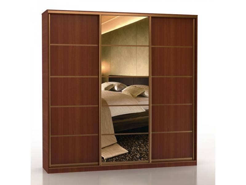 большой шкаф-купе с зеркалом шк-3 20 24 45 06 07 06 в Костроме