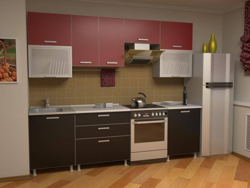 кухня прямая азалия комплектация 8 в Костроме