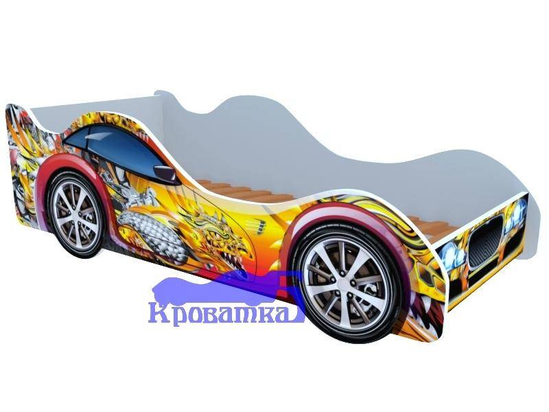 кровать красно-желтый дракон в Костроме