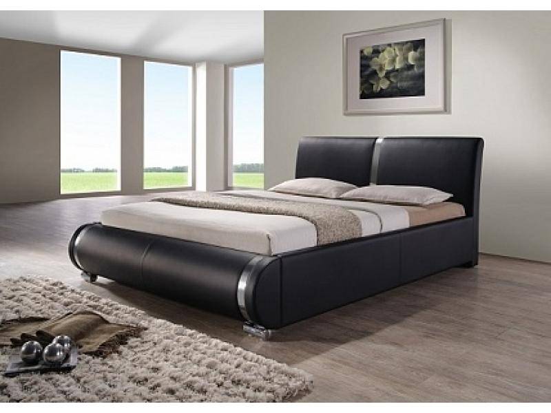 кровать sweet aldo 160*200 pu black в Костроме