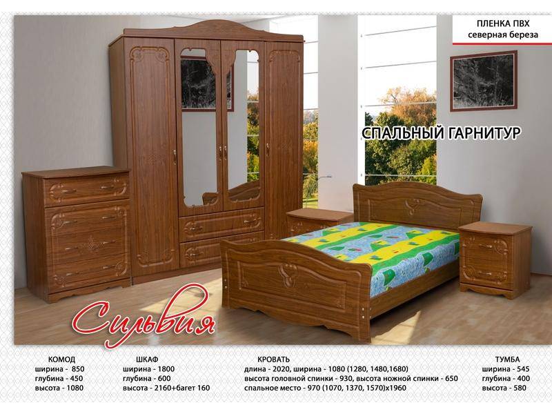 спальный гарнитур сильвия в Костроме