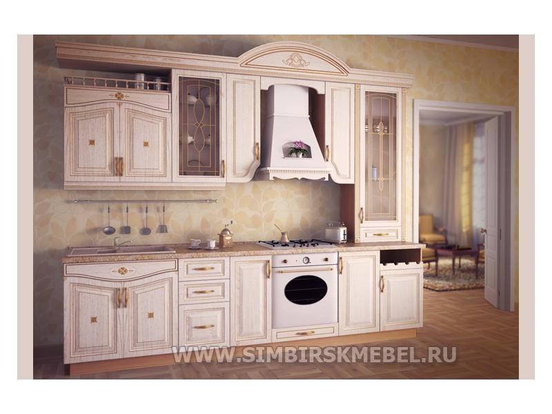кухонный гарнитур прямой анастасия в Костроме