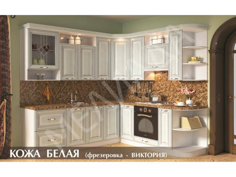 кухня кожа белая в Костроме