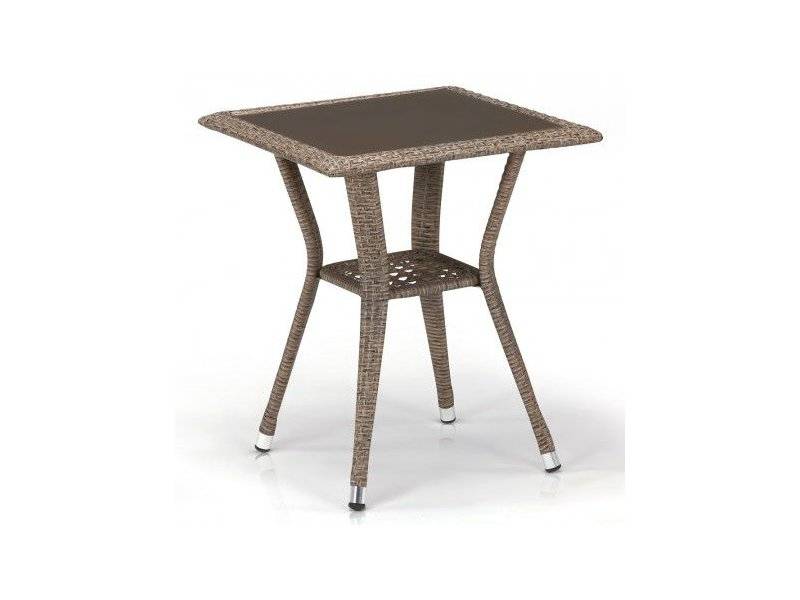 стол из ротанга t25-w56-50x50 light brown в Костроме