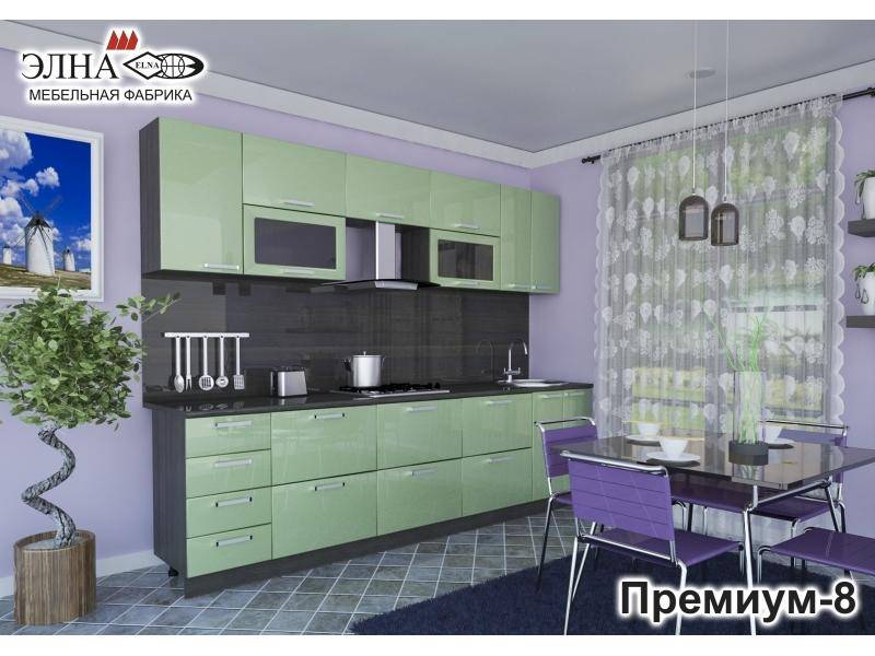 кухня прямая премиум 8 в Костроме