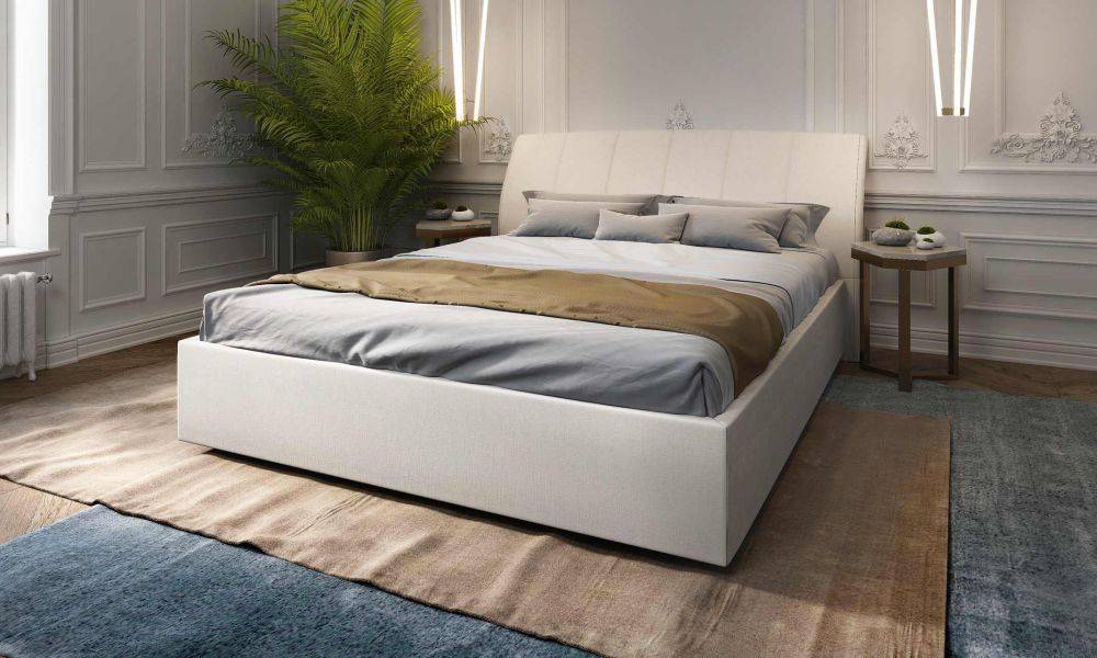 кровать orchidea (орхидея) с изогнутым изголовьем в Костроме