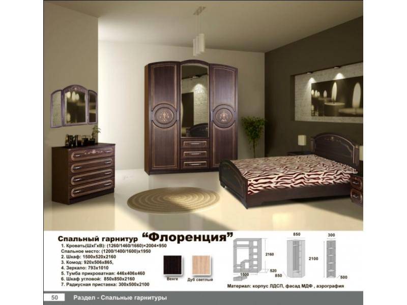 спальня флоренция в Костроме