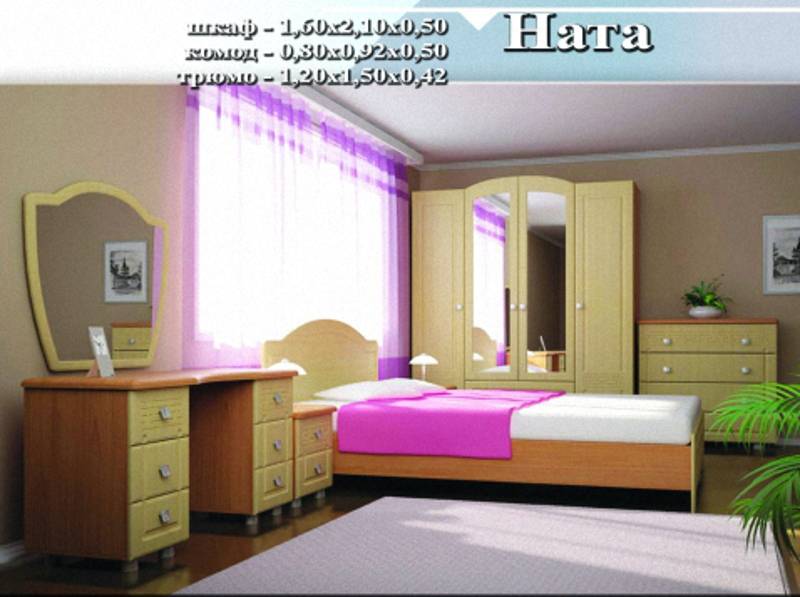 спальный гарнитур «ната» в Костроме