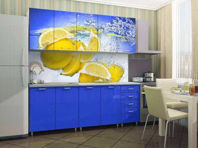яркая кухня лимон в Костроме
