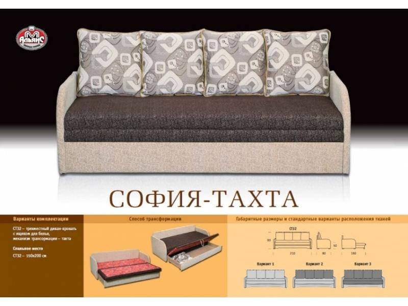тахта прямая софия в Костроме
