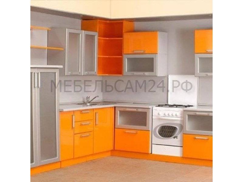 угловая кухня апельсин 2 в Костроме