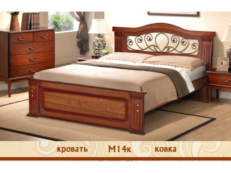 кровать м 14 с коваными элементами в Костроме