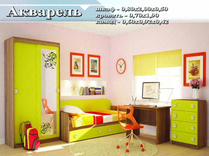 детский гарнитур «акварель» в Костроме