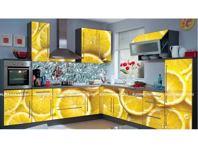 кухня угловая александрия лимоны в Костроме