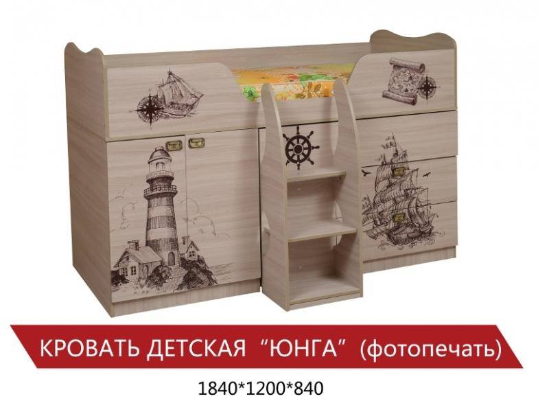 детская кровать-чердак юнга в Костроме
