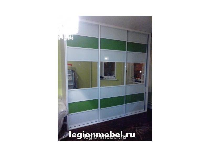 бело-зеленый шкаф-купе в Костроме
