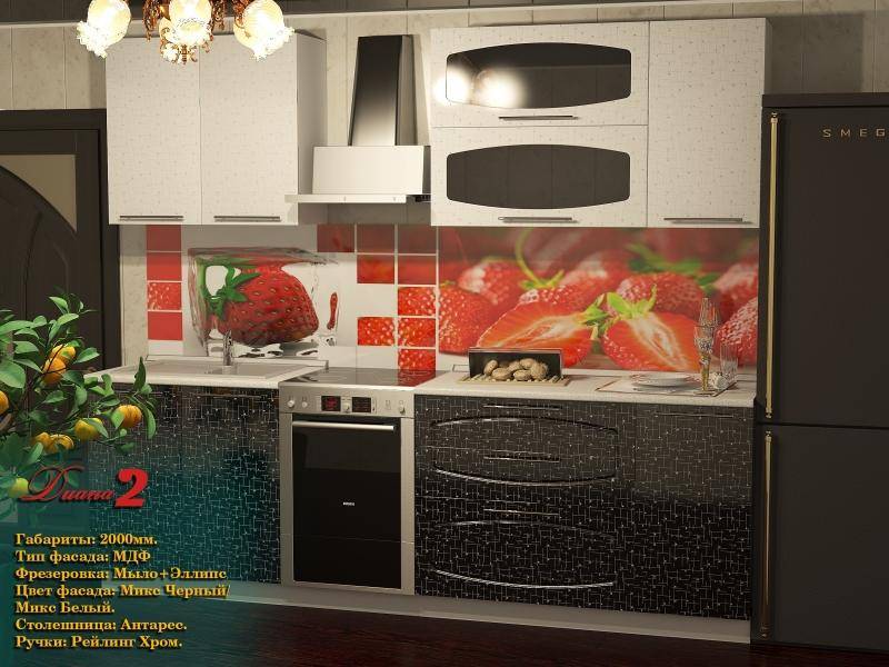 прямая кухня диана 2 в Костроме