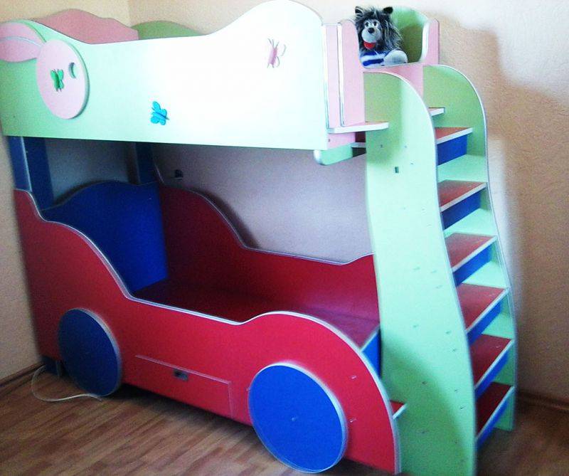 двухъярусная кровать для мальчика и девочки в Костроме