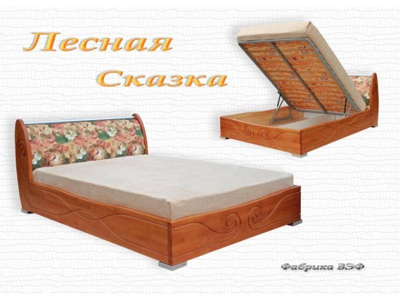 кровать с подъемным механизмом лесная сказка в Костроме