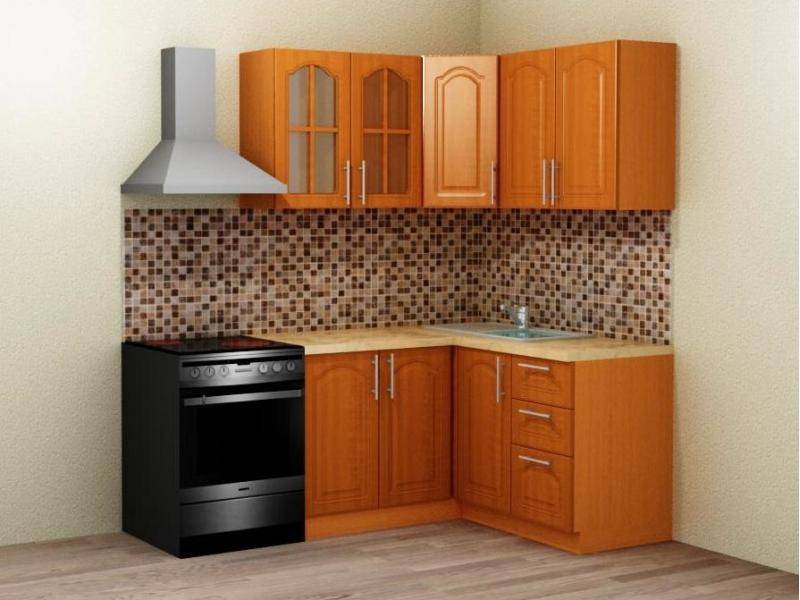 кухня угловая мдф классика в Костроме