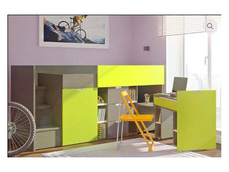 кровать-чердак низкий ники-02 в Костроме