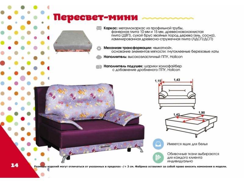 детский диван пересвет-мини в Костроме