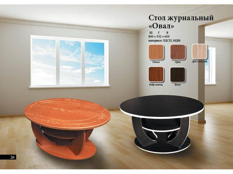 стол журнальный овал в Костроме