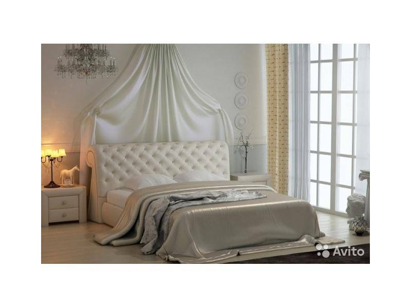 белая кровать letto 11 в Костроме
