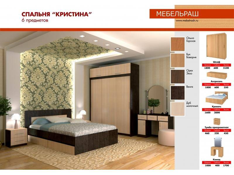 спальный гарнитур кристина в Костроме