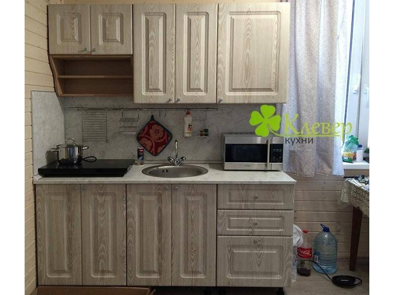небольшая прямая кухня в Костроме