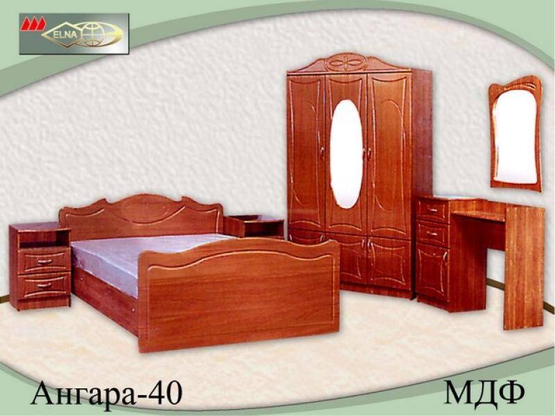 спальный гарнитур ангара 40 (мдф) в Костроме