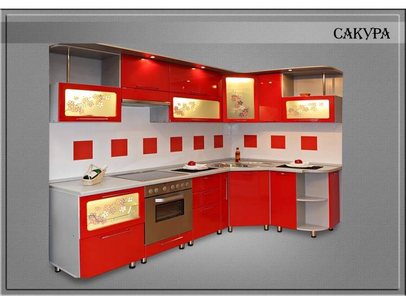 кухня угловая сакура в Костроме