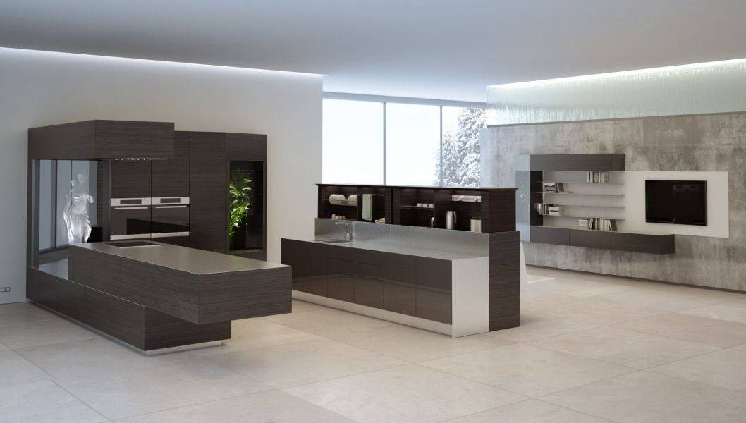 современная кухня loft в Костроме