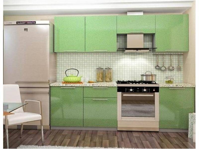 кухня зеленые блестки в Костроме