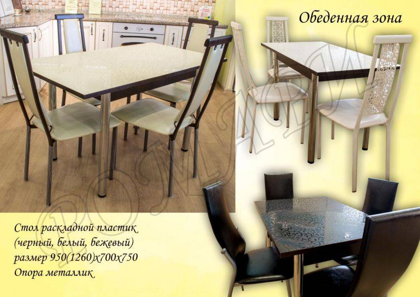 обеденная зона стол раскладной в Костроме