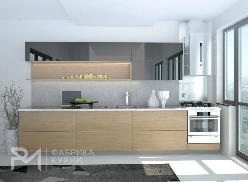 акриловая кухня графит в Костроме