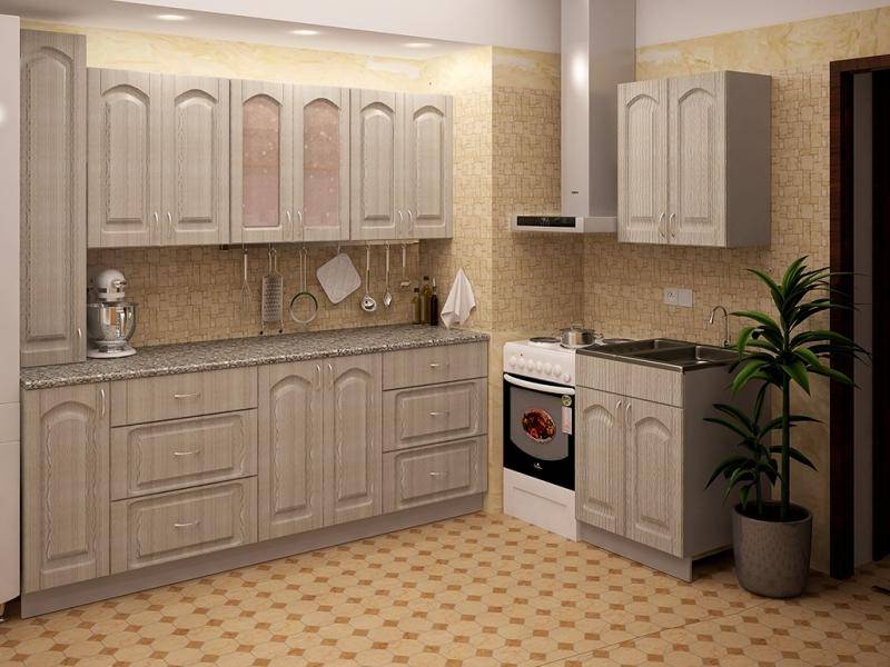 светлая кухня metrio д 2.1 в Костроме