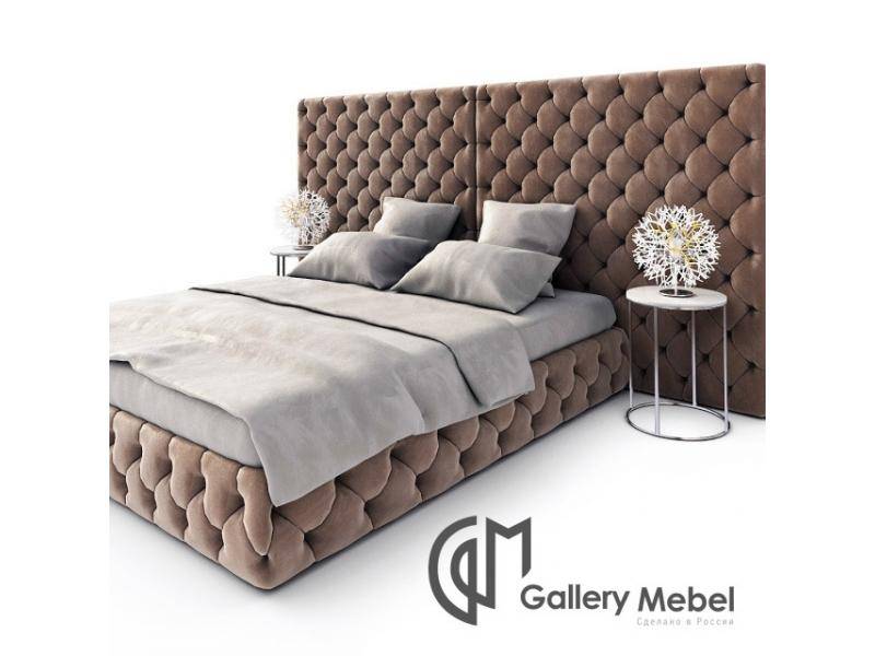 кровать с большим изголовьем letto gm 12 в Костроме