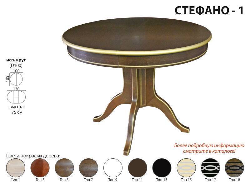 круглый обеденный стол стефано к в Костроме