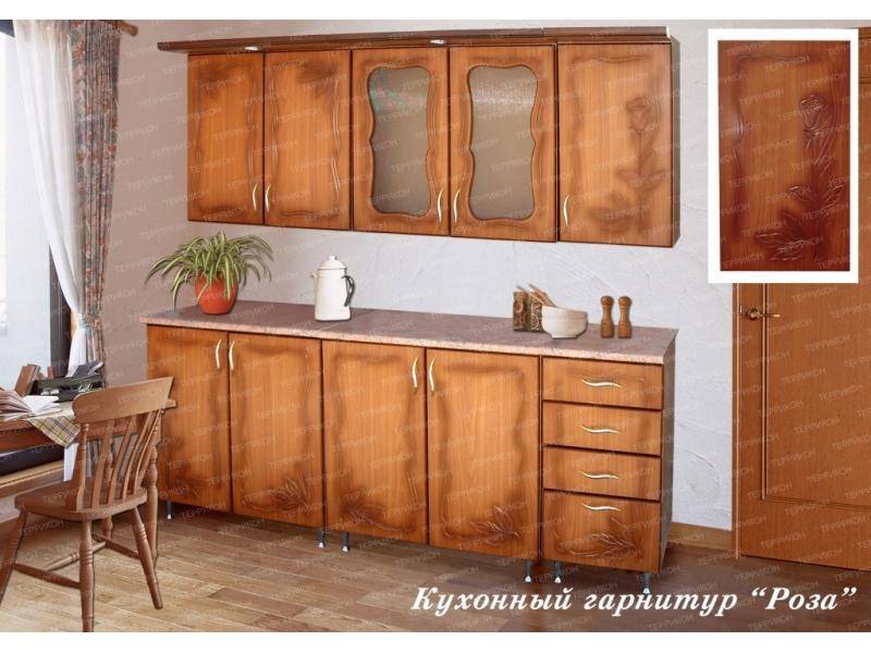 кухонный гарнитур прямой роза в Костроме
