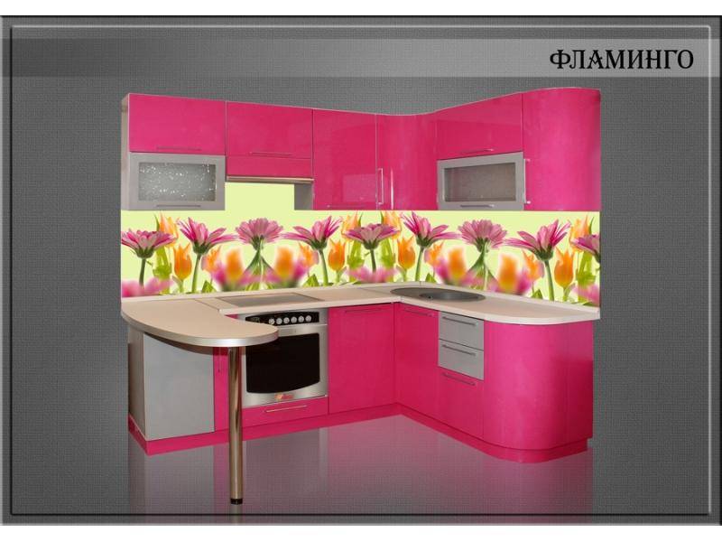 кухня угловая фламинго в Костроме