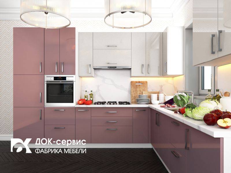 угловая кухня пластик в Костроме